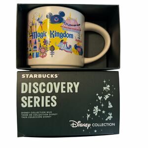 Starbucks Magic Kingdom 14oz Discovery Series Disney Collection Ceramic Mug NIB
